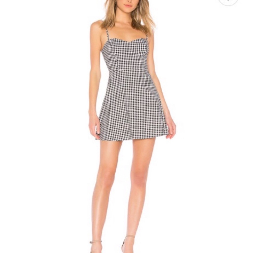 Revolve Gingham Checkered Dress